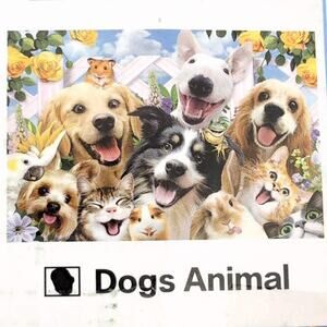No Brand 1000 Piece Jigsaw Puzzle "Dogs Animal"  - Good Used Condition